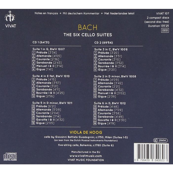 Bach: The Six Cello Suites - slide-1