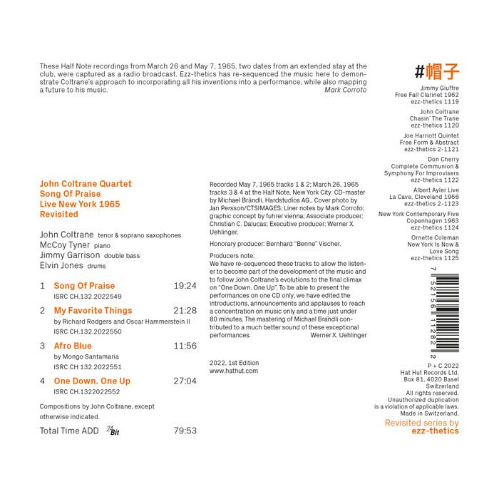 John Coltrane Quartet – Song Of Praise New York 1965 Revisited - slide-1