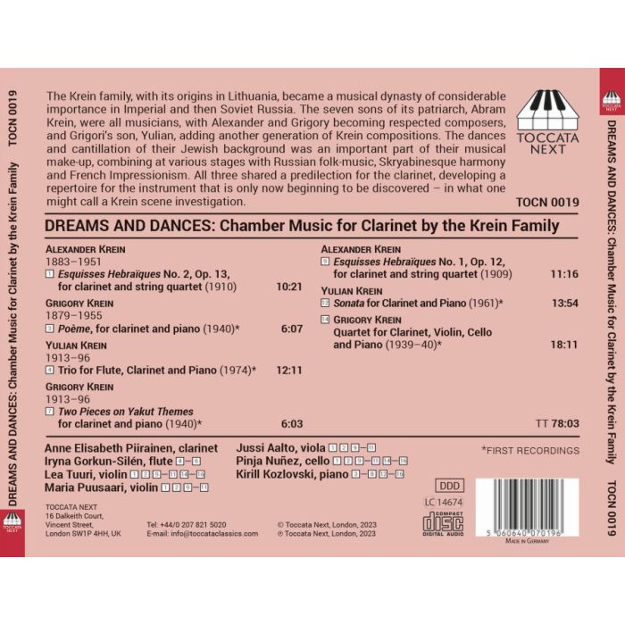 Dreams and Dances - Chamber Music for the Clarinet - slide-1