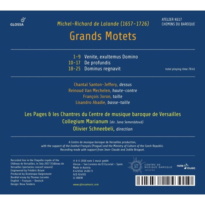 Lalande: Grands Motets - slide-1