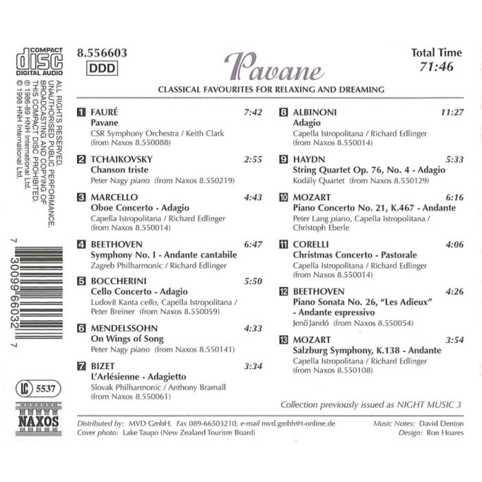 PAVANE - Classical Favourites for Relaxing and Dreaming - slide-1