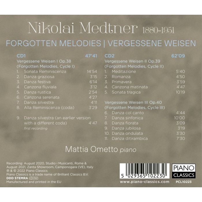 Medtner: Forgotten Melodies - slide-1