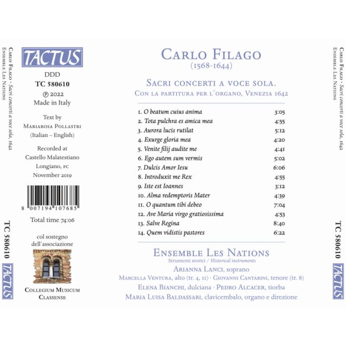 Filago: Sacri Concerti a voce sola - slide-1