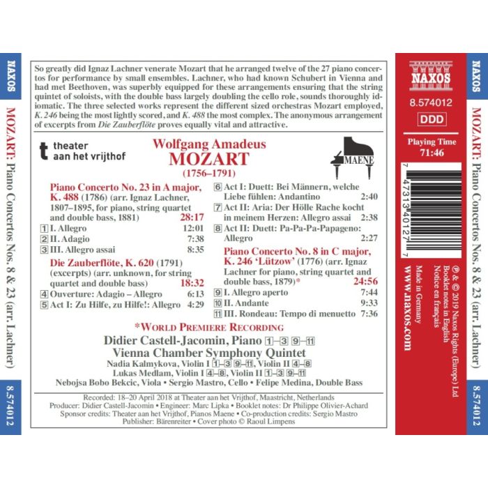 Mozart: Piano Concertos Nos. 8 and 23 - slide-1