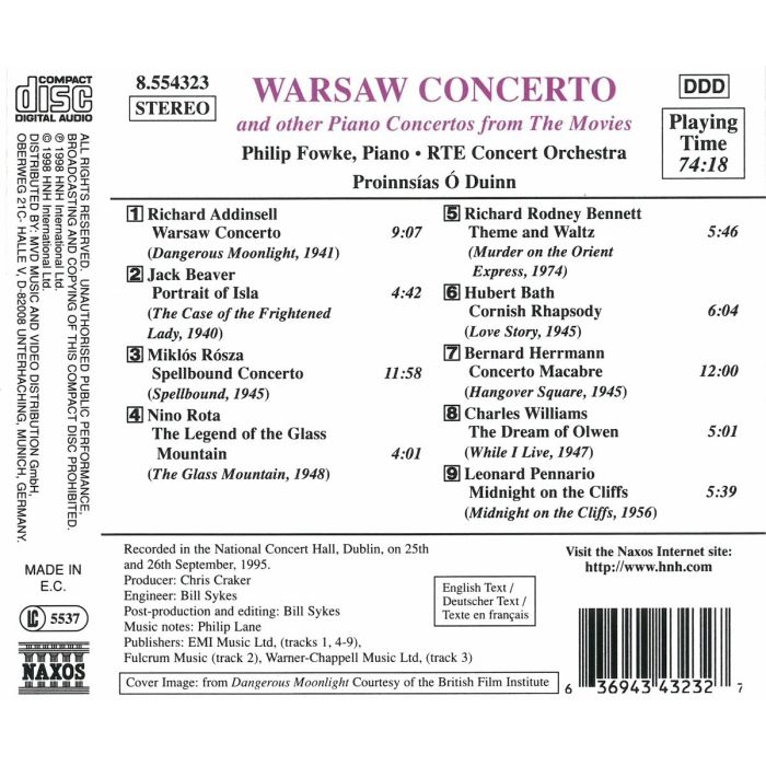 Warsaw Concerto and Other Piano Concertos from the Movies - slide-1