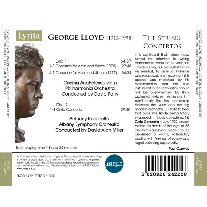 Lloyd: The Violin & Cello Concertos - slide-1