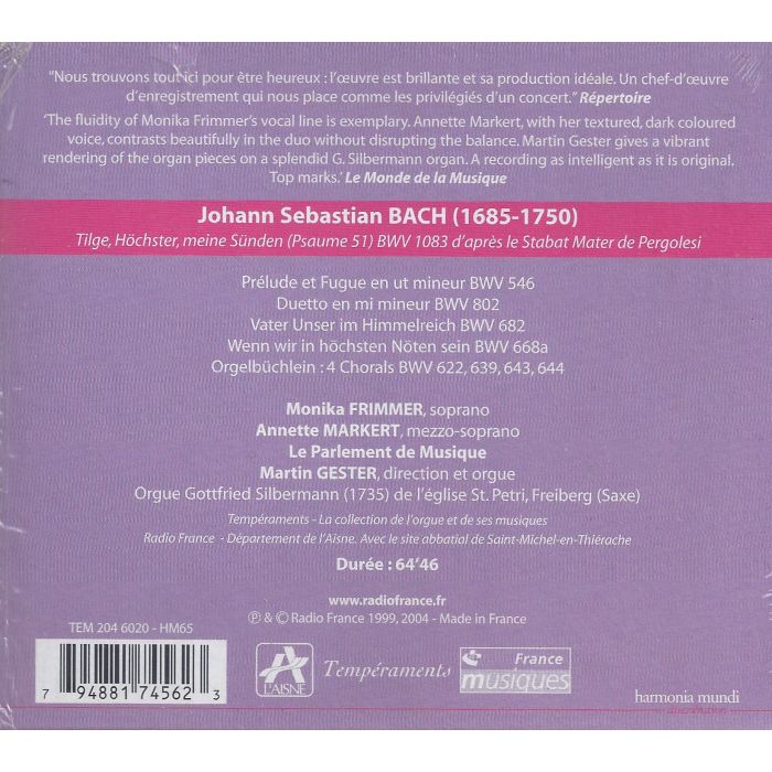 Bach/Pergolesi: Cantatas & Other Vocal Works - slide-1