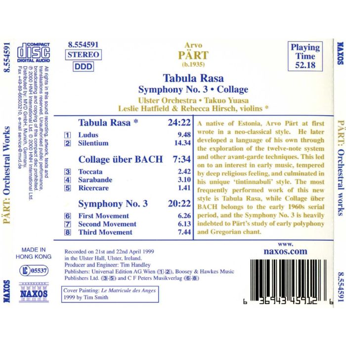 PART: Tabula Rasa / Symphony No. 3 - slide-1