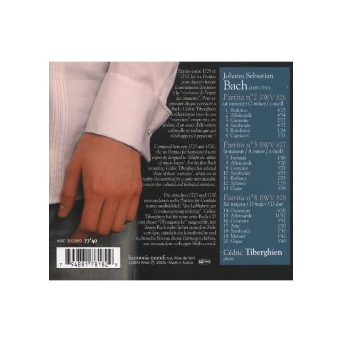 Bach: Three Partitas, Nos: 2 - 4 BWV 826 - 828 - slide-1