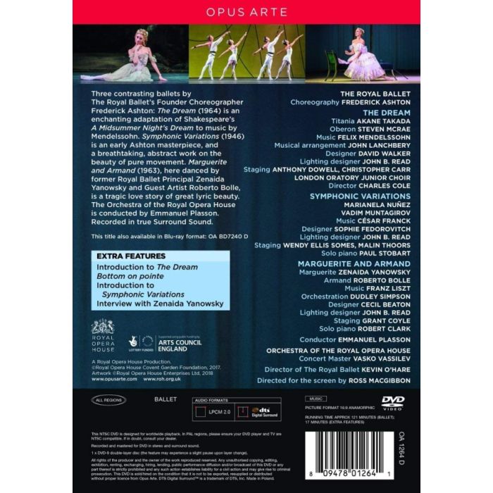 Ashton: The Dream; Symphonic Variations; Marguerite and Armand - slide-1