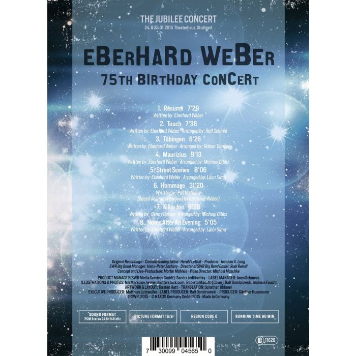 Weber Eberhard: Jubilee Concert - slide-1