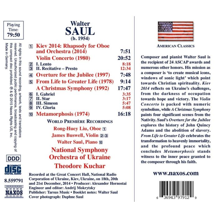 Saul: Kiev 2014 - Rhapsody for Oboe and Orchestra Violin Concerto Overture - slide-1