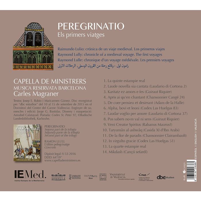 Llull, Ramon: Crònica d’un viatge medieval - Peregrinatio - slide-1