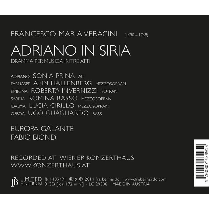 Veracini: Adriano in Siria - slide-1