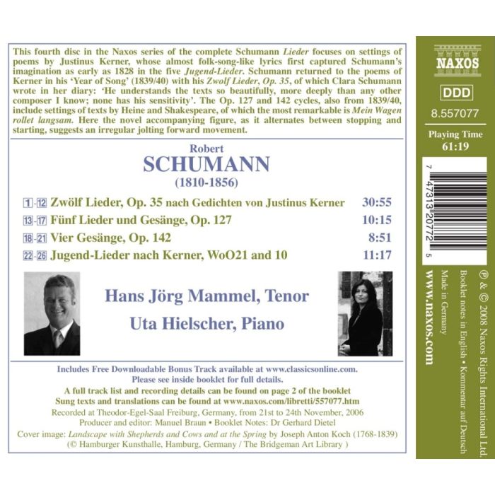 Schumann: Kerner-Lieder - op. 35, 127, 142 - slide-1