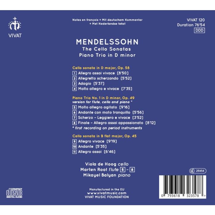 Mendelssohn: Cello Sonatas - slide-1