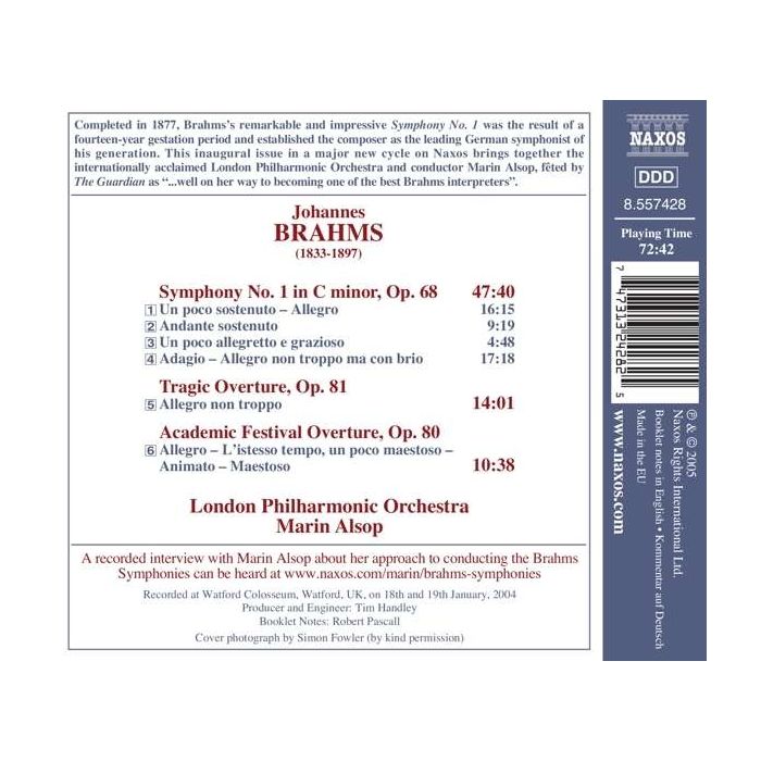 BRAHMS: Symphony No. 1 - slide-1