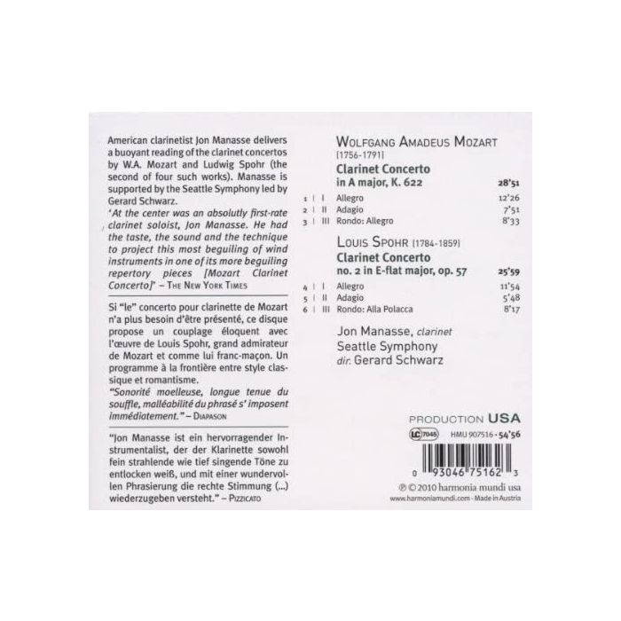  Mozart & Spohr - Clarinet Concertos - slide-1