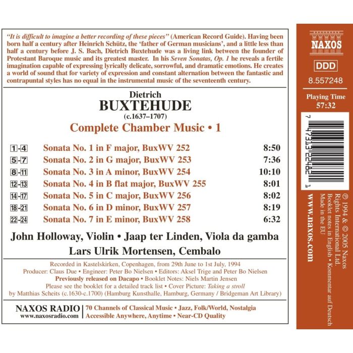 BUXTEHUDE: 7 Sonatas Op. 1 - slide-1