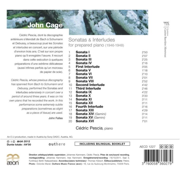 Cage: Sonatas & Interludes - slide-1