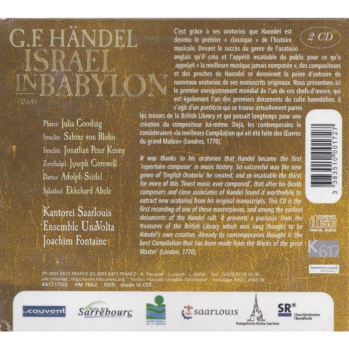Handel: Israel in Babylon - slide-1