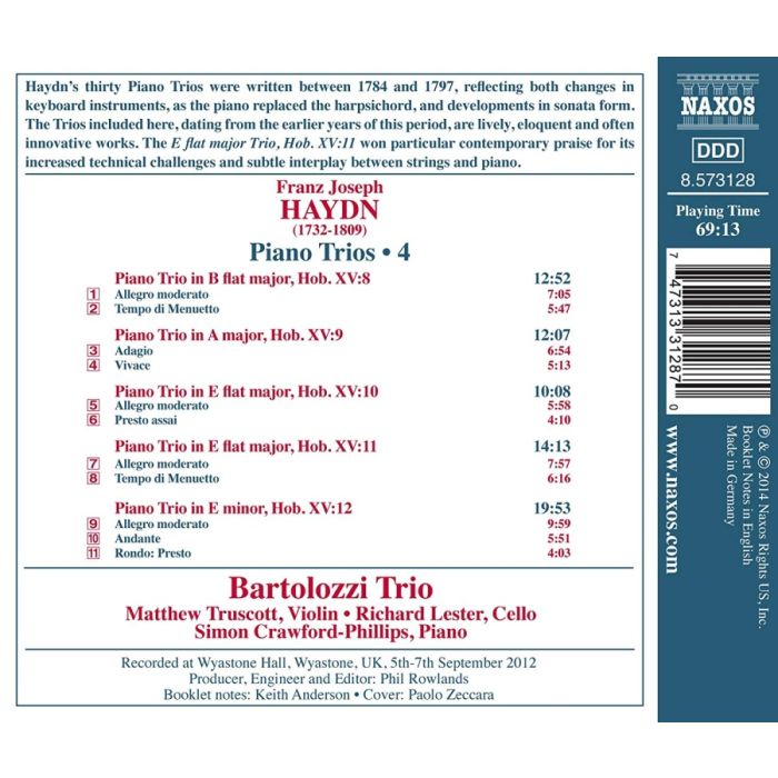 Haydn: Piano Trios Vol. 4 - Nos. 8, 9, 10, 11 & 12 - slide-1