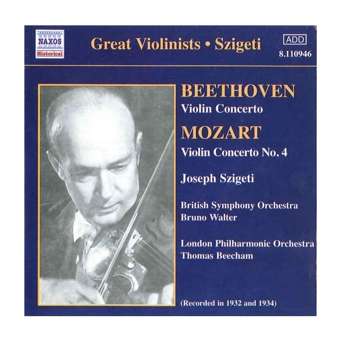 Beethoven: Violin Concerto / Mozart: Violin Concerto No 4