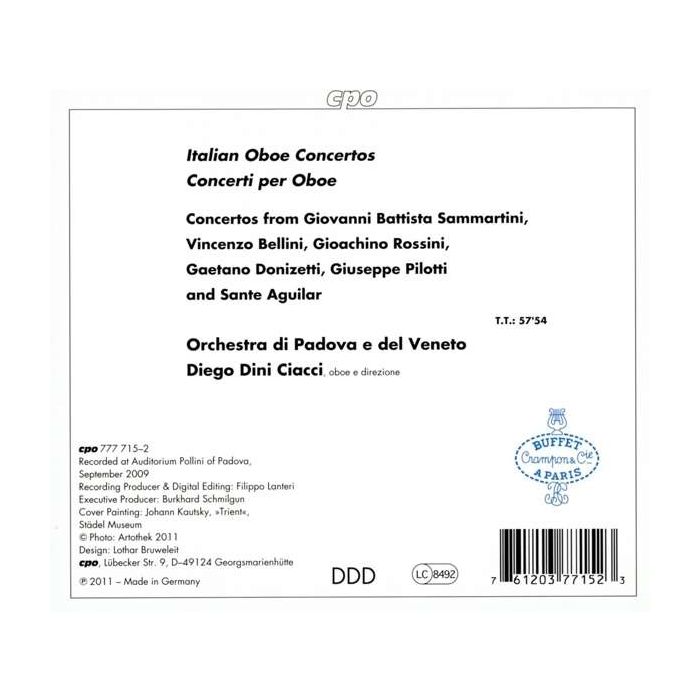Concerti per Oboe - Sammartini, Bellini - slide-1