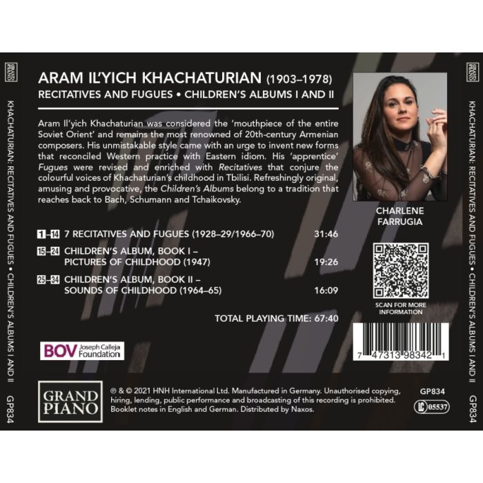 Khachaturian: Recitatives & Fugues; Children's Albums - slide-1