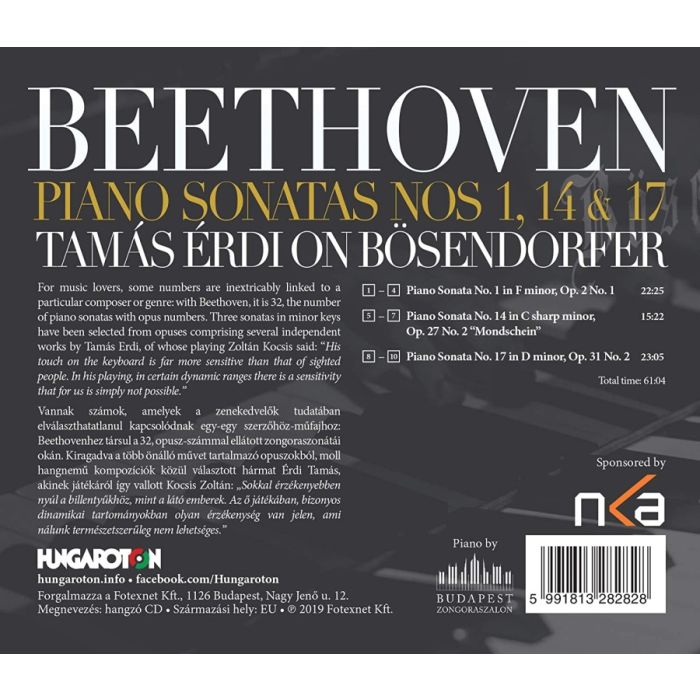 Beethoven: Piano Sonatas Nos. 1, 14, 17 - slide-1