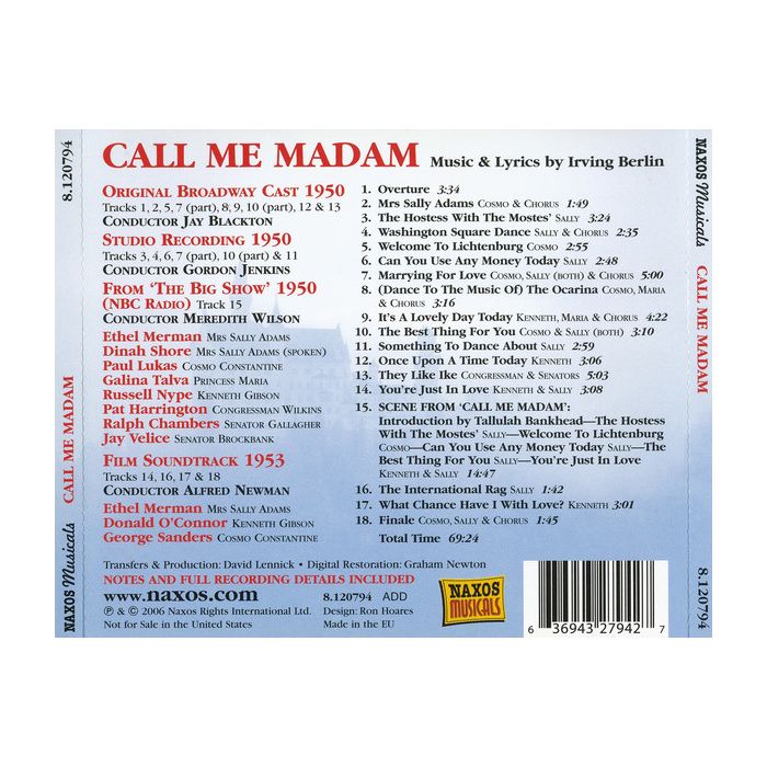 Irving Berlin's Call Me Madam - slide-1