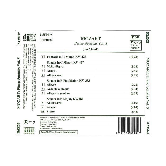 Mozart: Piano Sonatas Nos 2, 13 and 14 / Fantasia, K. 475 - slide-1