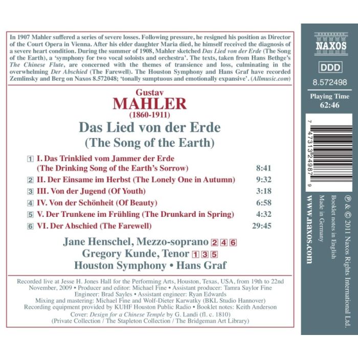 Mahler: Das Lied von der Erde - slide-1