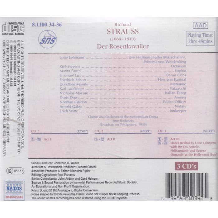 STRAUSS R.: Der Rosenkavalier - slide-1