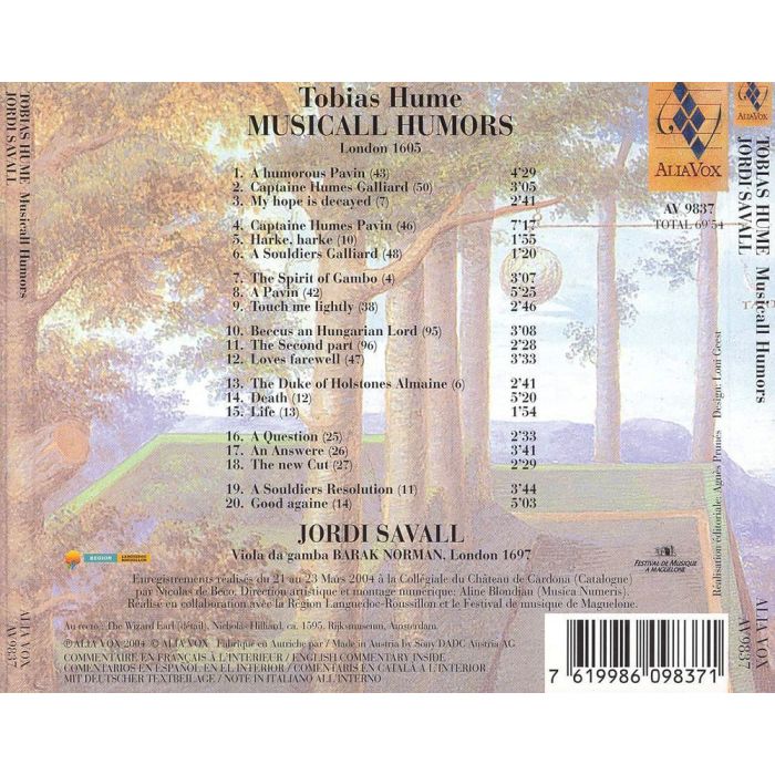 Hume: Musicall Humors - slide-1