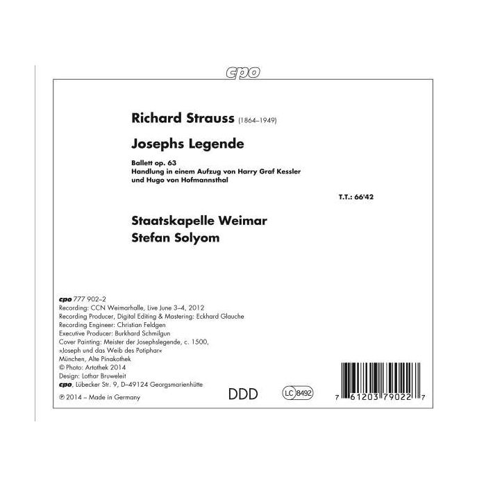 Strauss Richard: Josephs Legende - slide-1