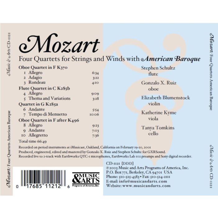 Mozart: Four Quartets - slide-1