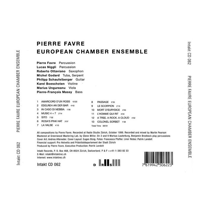 Pierre Favre: European Chamber Ensemble - slide-1