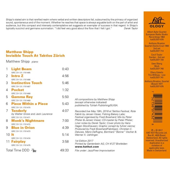 Matthew Sheep: Invisible Touch At Taktlos Zürich - slide-1
