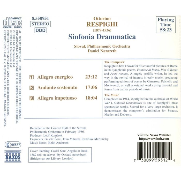 RESPIGHI: Sinfonia Drammatica - slide-1