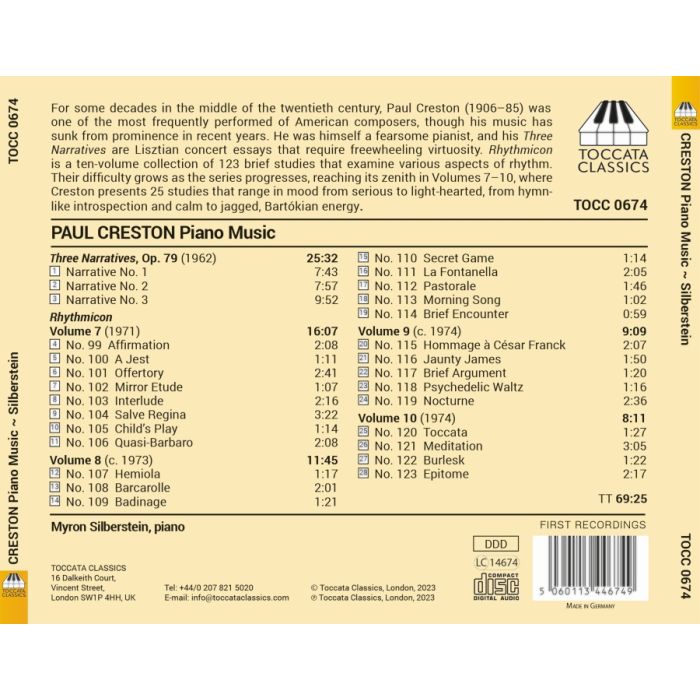 Creston: Piano Music - slide-1