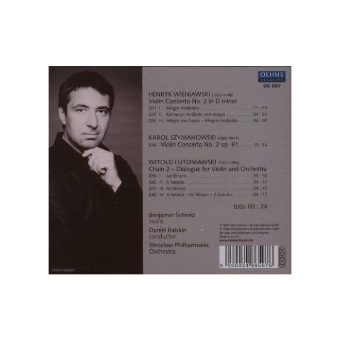 Wieniawski / Szymanowski / Lutosławski: Polish Violin Concertos - slide-1