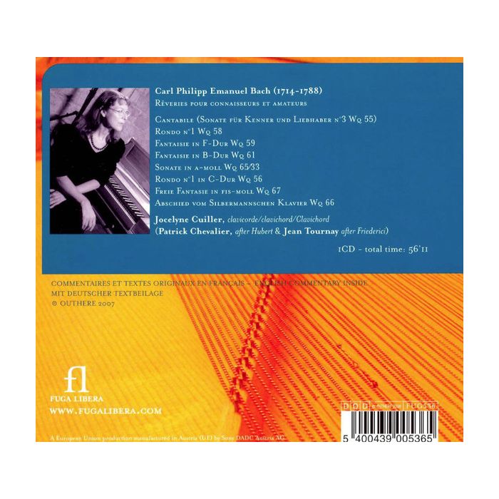 Bach C.P.E.: Reveries for Connoisseurs & Amateurs - slide-1