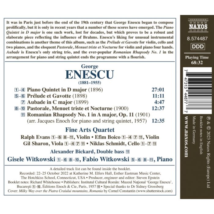Enescu: Early Chamber Music - slide-1