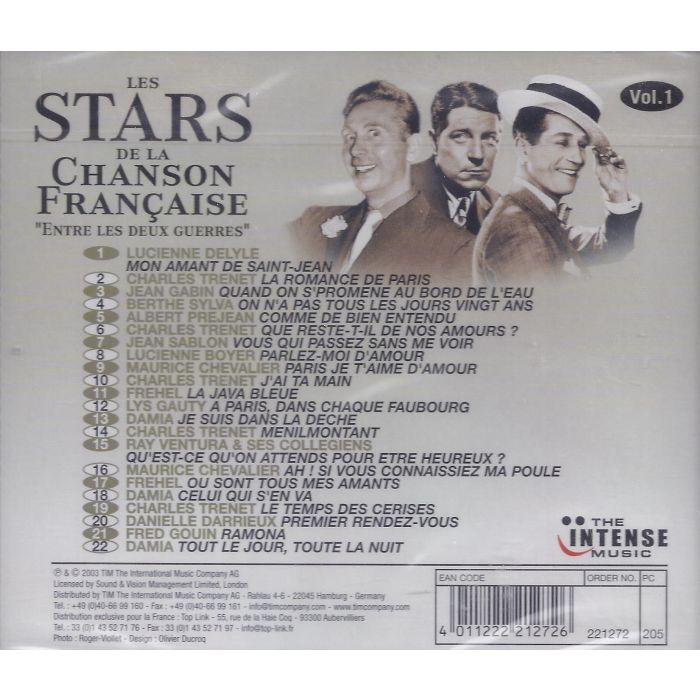 Stars de la Chanson Franciase- vol. 1 - slide-1