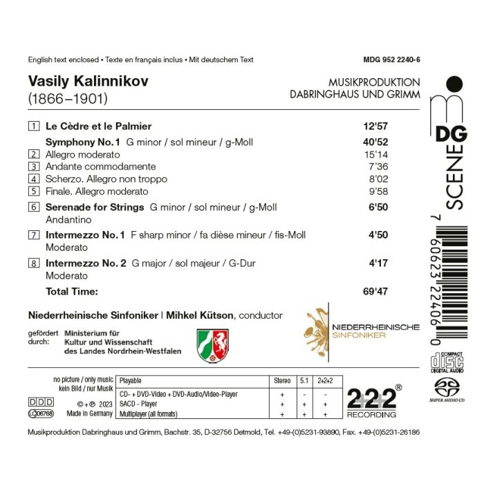 Kalinnikov: Orchestral Works - slide-1