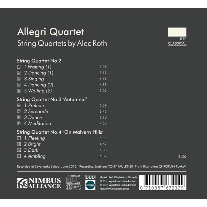 Roth: String Quartets Nos. 2, 3 & 4 - slide-1