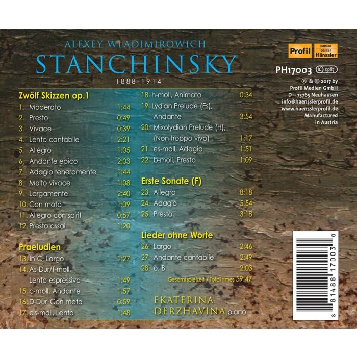 Stanchinsky: Piano Works - slide-1
