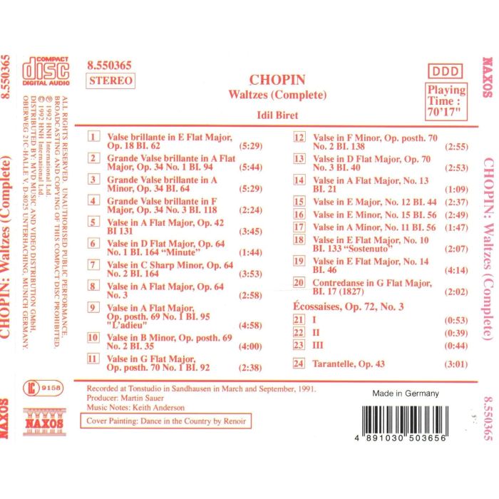 CHOPIN: Waltzes Complete - slide-1