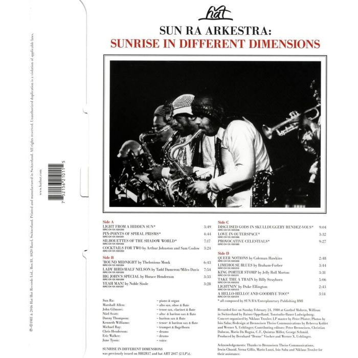 Sun Ra Arkestra ‎– Sunrise In Different Dimensions - slide-1